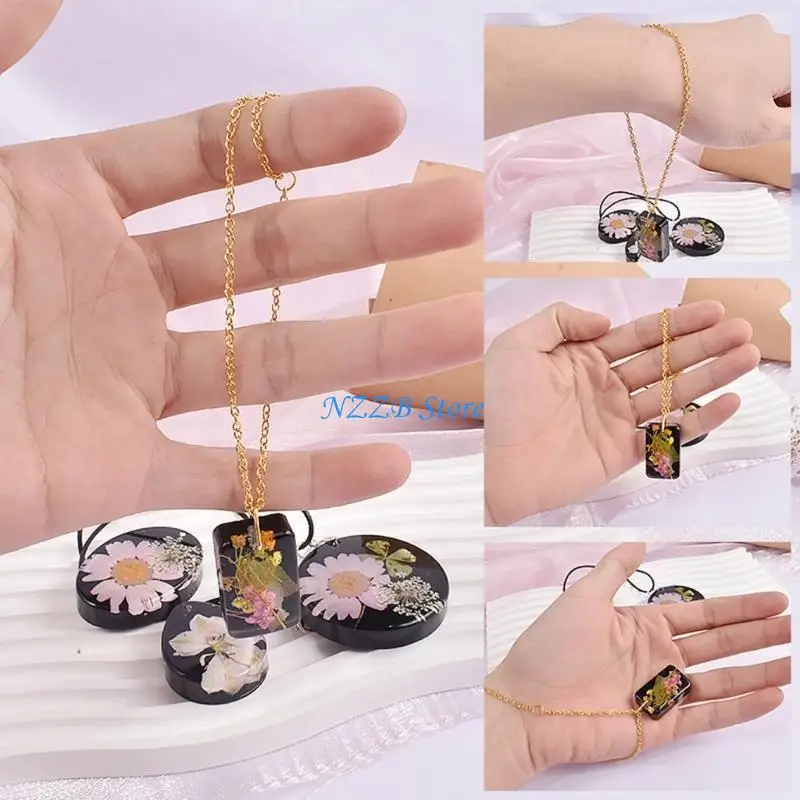 T21F عيد الميلاد قلادة قلادة قالب من السيليكون قالب تزيين المنزل مناسب للنساء