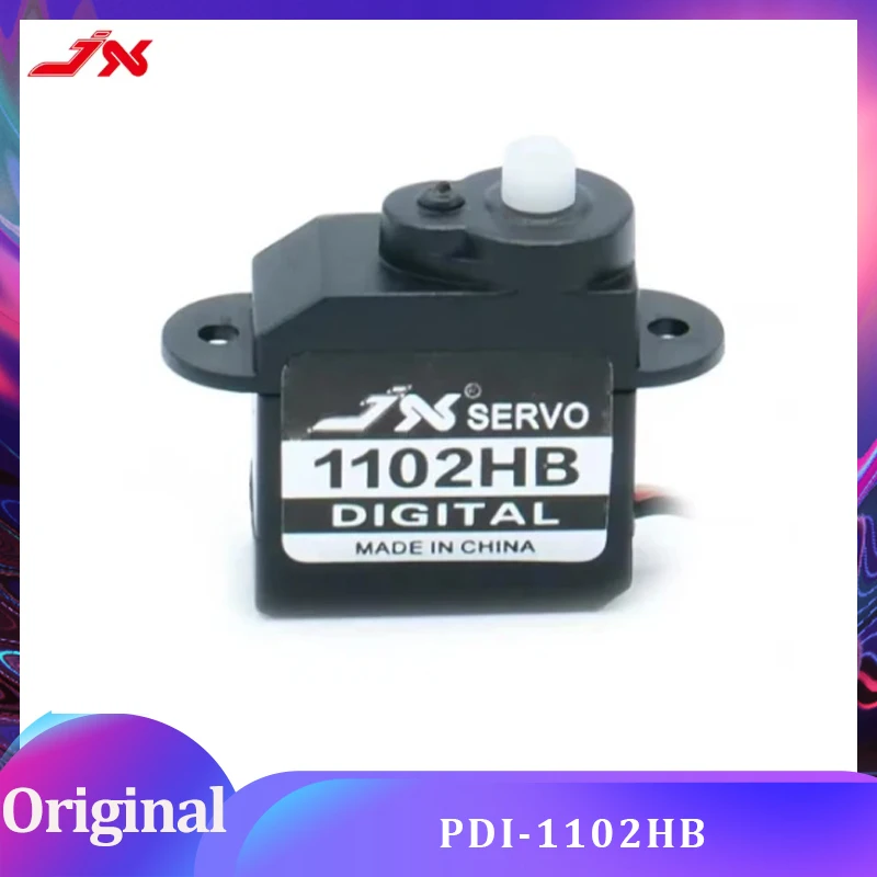 JX Servo PDI-1102HB Fixed Wing Servo 2.1g Plastic Gear Digital Coreless Mini Servo for 3D Aerial Maneuvers in Planes Helicopters