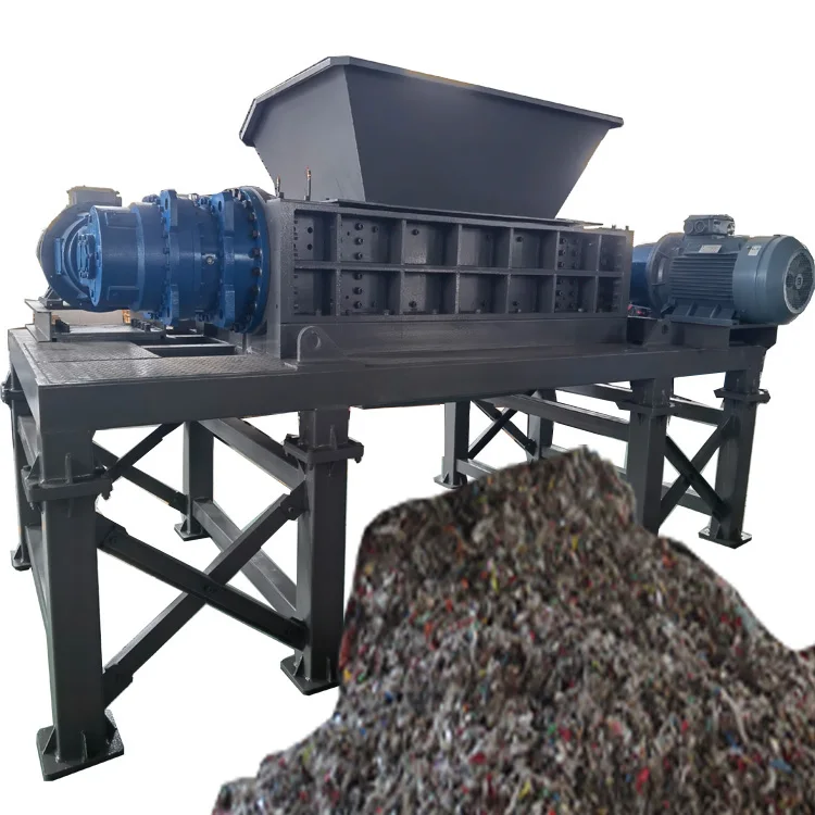 Multifunctional Wood/Plastic/Rubber/Metal Shredder Single/Double Shaft Shredding Machine