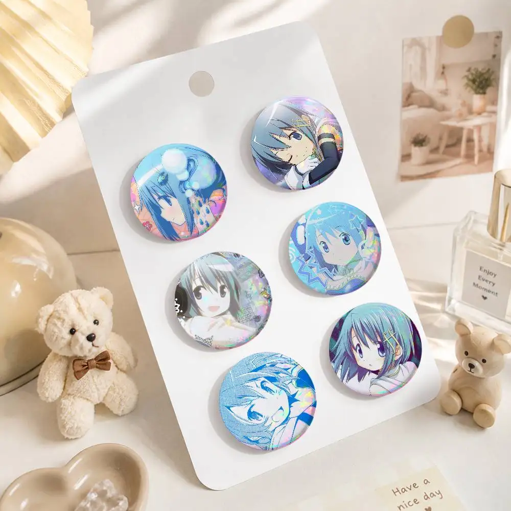 Character-R S-Sayaka Mik Anime Round Badges, Brooches, Clothing Accessories, Birthday Gifts, Anime Conventions