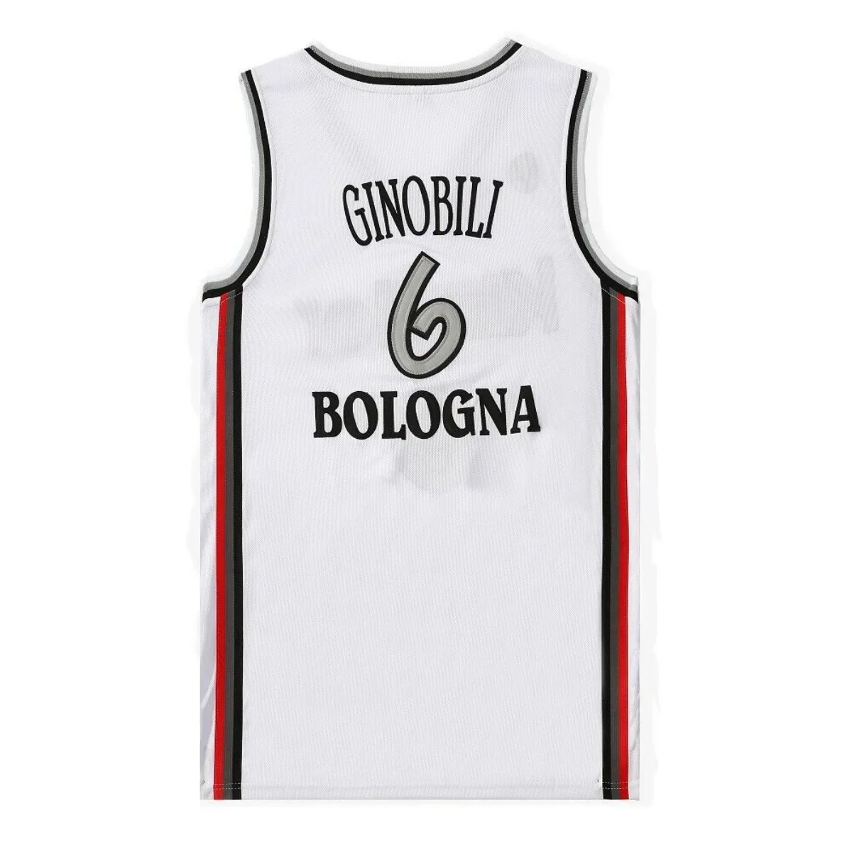 Basketball Jerseys Kinder 6# Manu GINOBILI Jersey Embroidery Throwback Jersey