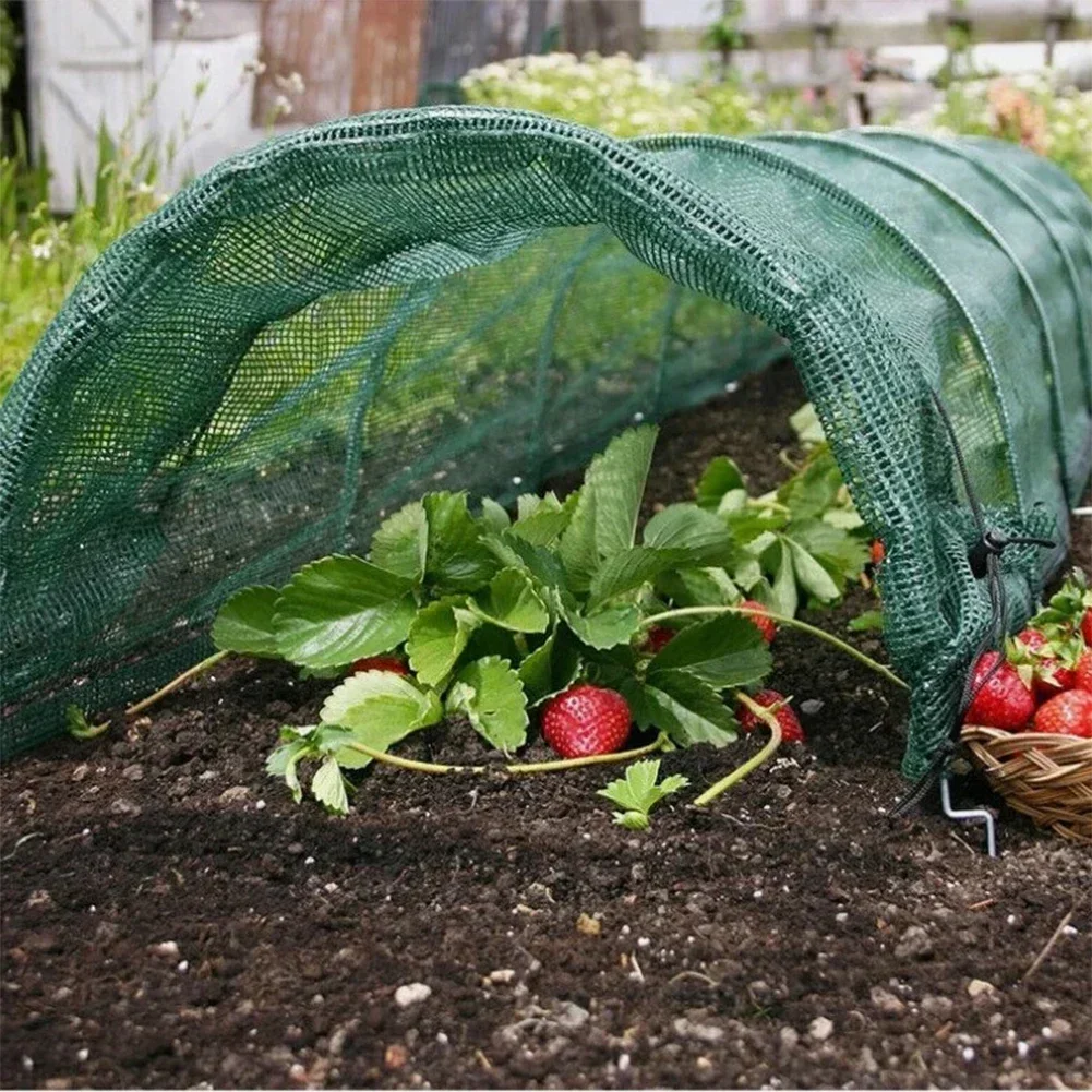 

3-метровый микросетчатый туннель для выращивания сельскохозяйственной сетки, посадочный туннель, пластиковый чехол для посадки овощей, аксессуары для садовых инструментов