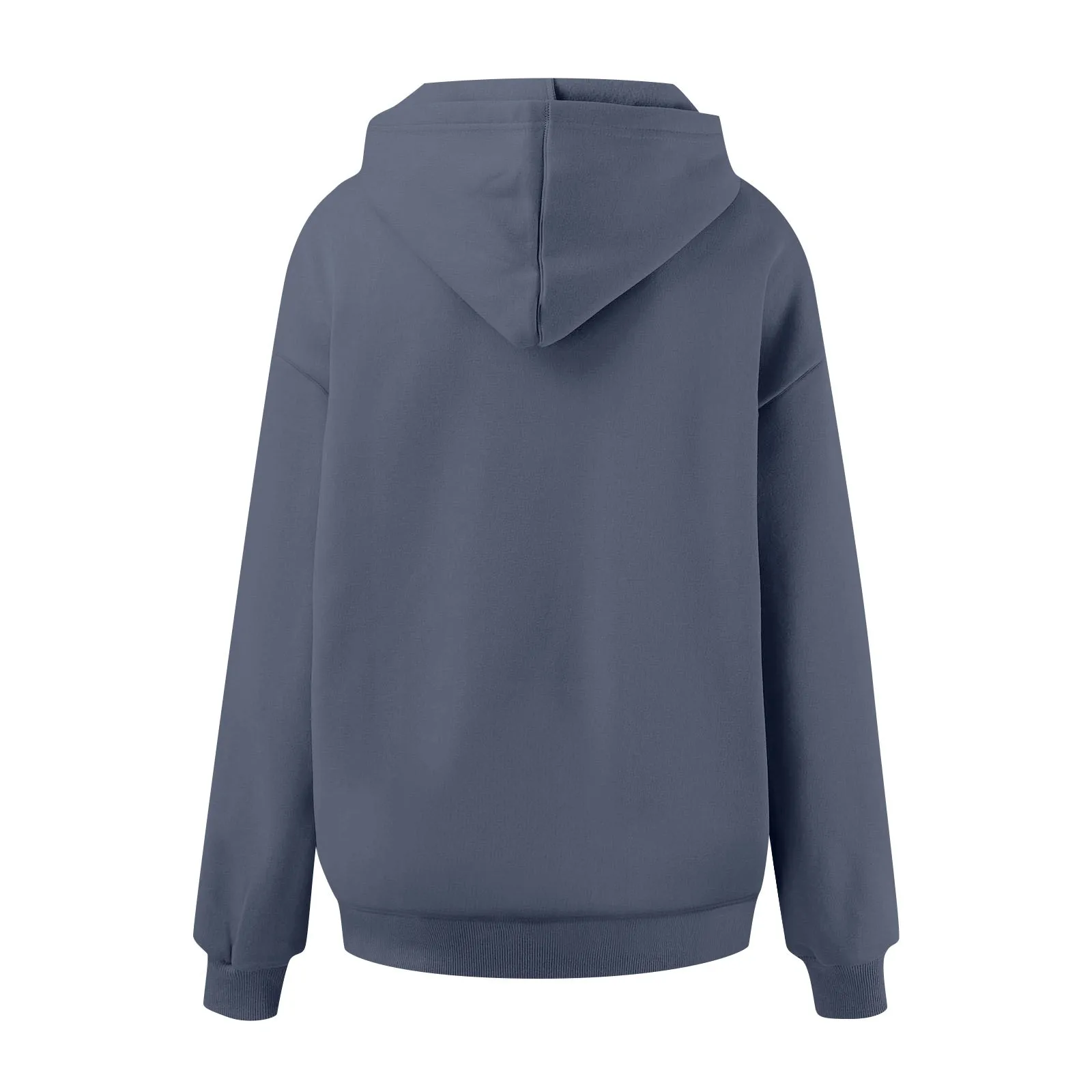 Dameskleding Oversized Basic Veelzijdige Sweatshirt Vrouwen Losse Casual Hoodies Lange Mouw Zak Drop Shoulder Y 2K Pullovers