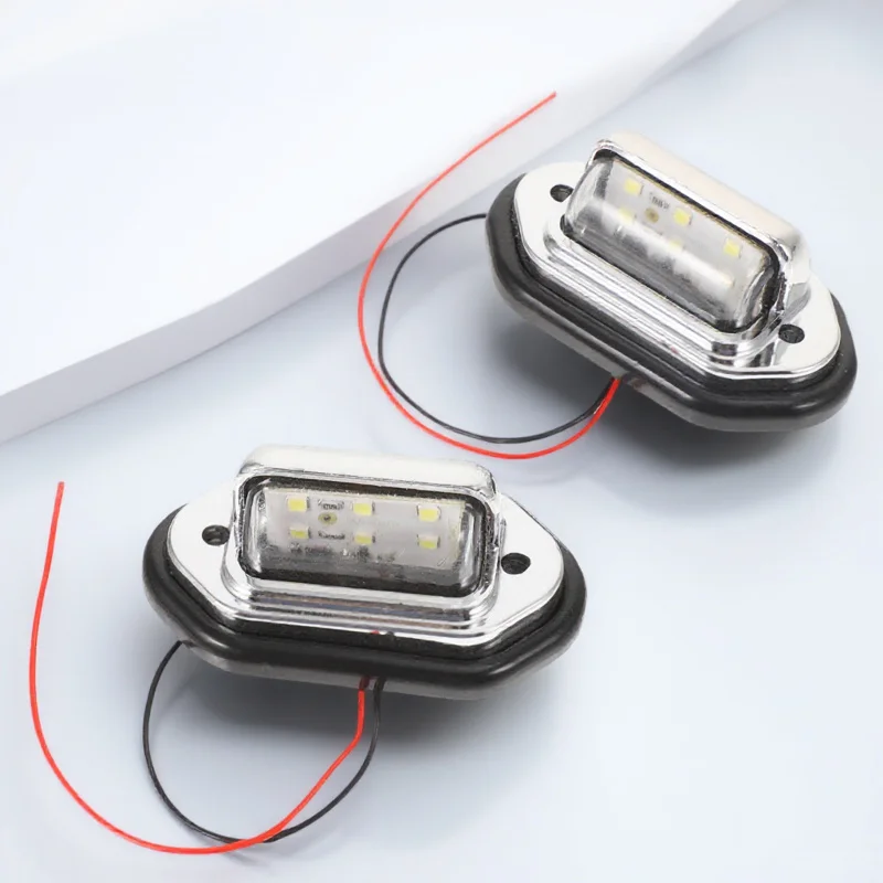

2 Pcs Tail Light Navigation Yacht Lights Marine for Boats Lamp Signal Abc Stern