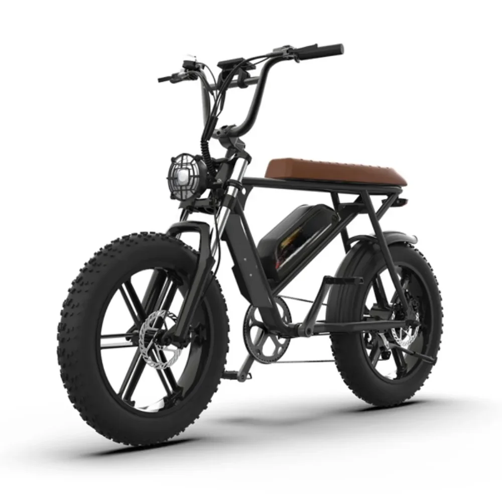 New  mountain bike , electric mountain bike moped 20-inch fat tire 750W motor 48V13Ah lithium battery,Electric Bike for Adults