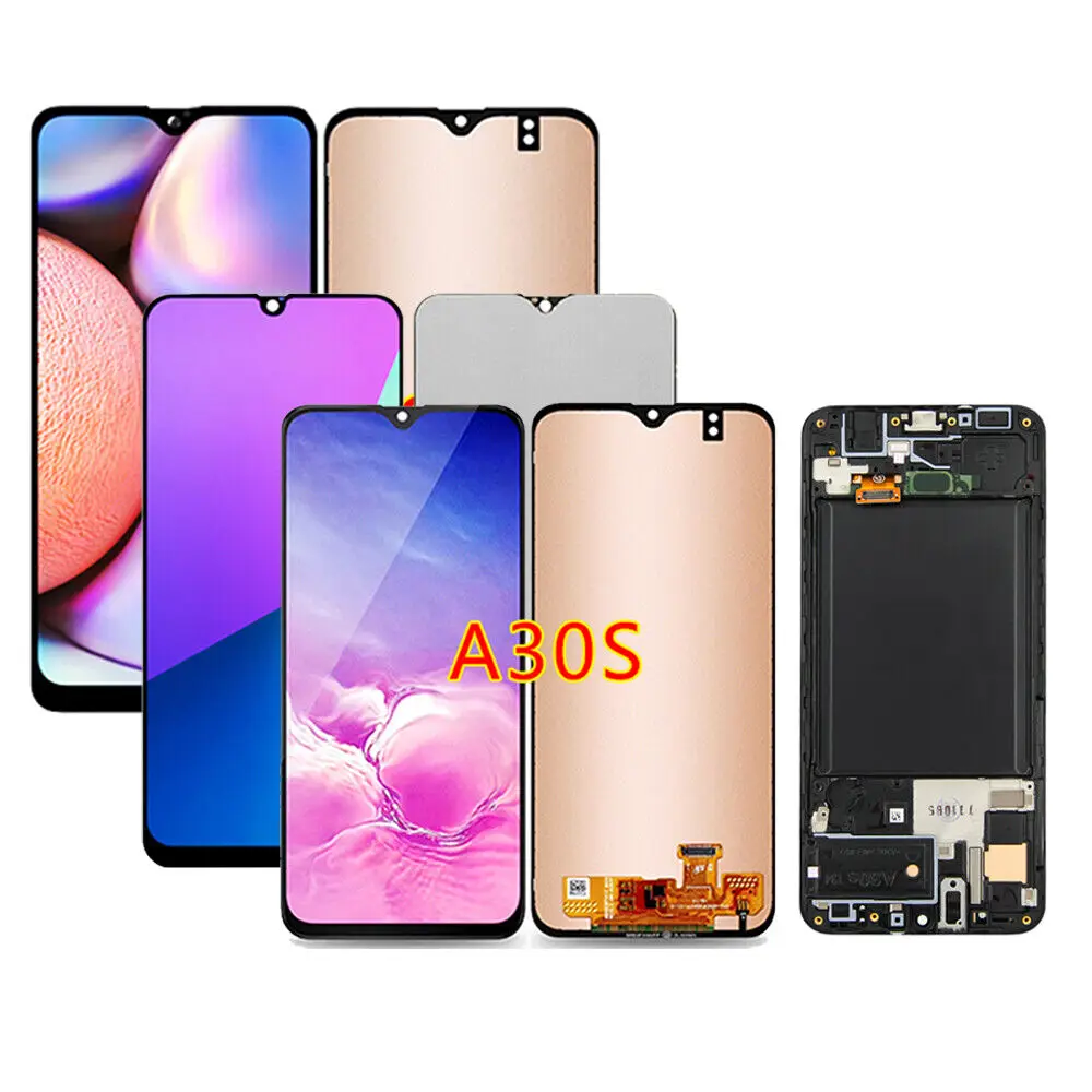 Écran tactile LCD de remplacement, sans empreinte digitale, pour Samsung Galaxy A30s A307F 2019