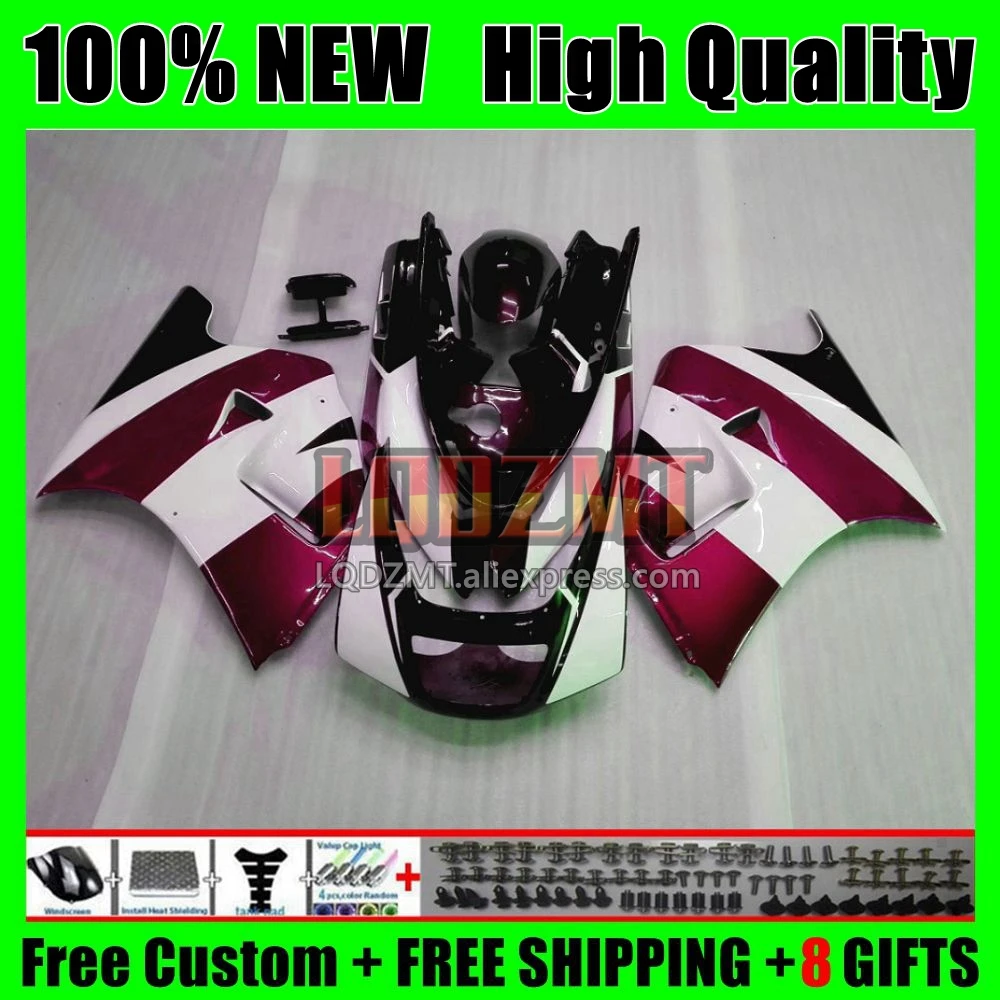 Bodys For SUZUKI SAPC VJ21 RGVT250 RGV250 88 Wine red 89 8No.131 VJ 21 RGV-250 VJ-21 RGVT RGV 250 RGVT-250 1988 1989 Fairing