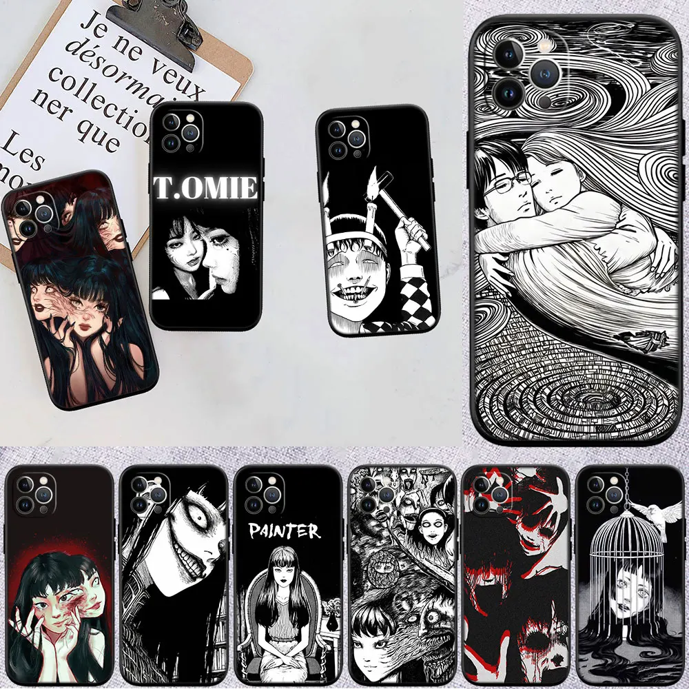 Чехол для телефона CJ65 Horror Tomie Junji Ito Soft Shell для Redmi Note 10 11 12 Pro Max 10S 10C 10T 11A 11S 12S 12C