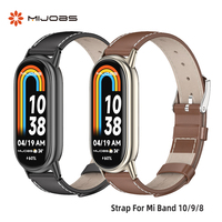 Strap For Mi Band 10 9 8 Bracelet for Xiaomi Band 9 Genuine Leather Wristband for Miband 8 Correa miband 9 Watchband Accessories