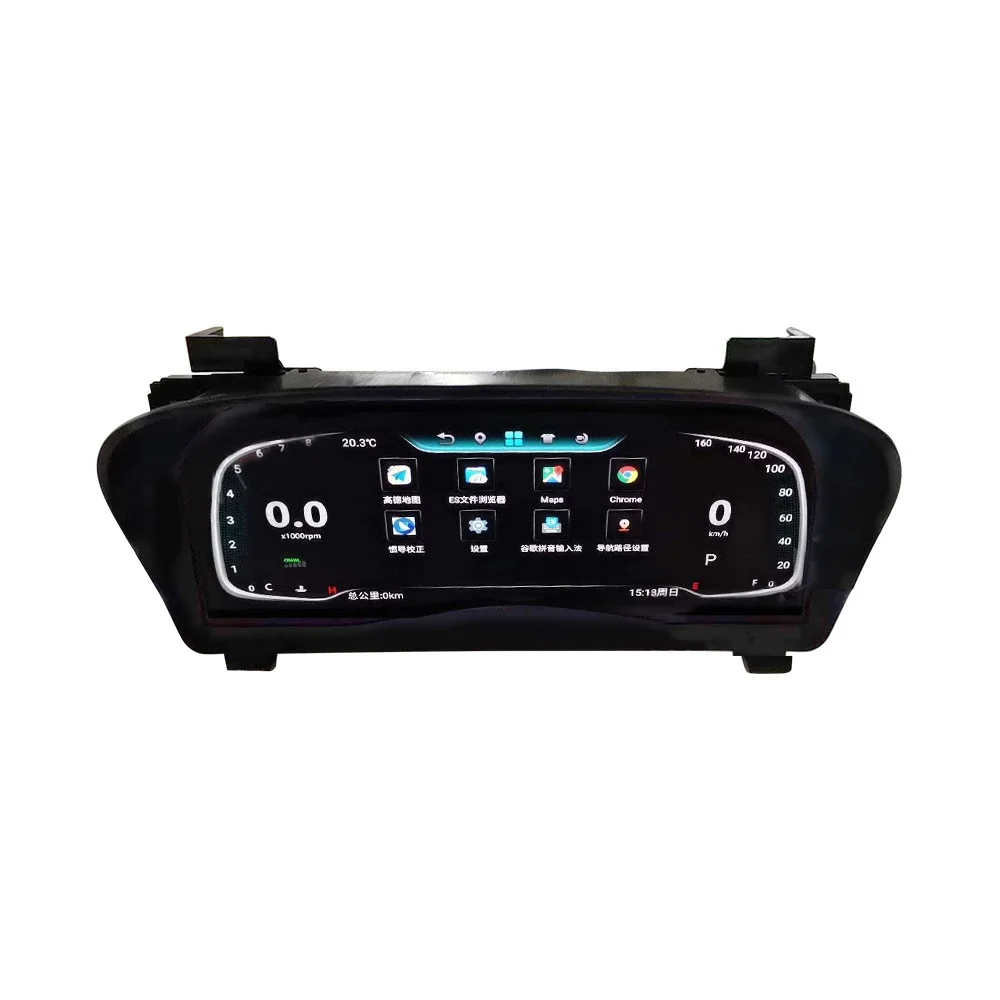 Digital Dashboard Panel Virtual Instrument Cluster CockPit LCD Speedometer Android 9 For Alphard 30S Vellfire30