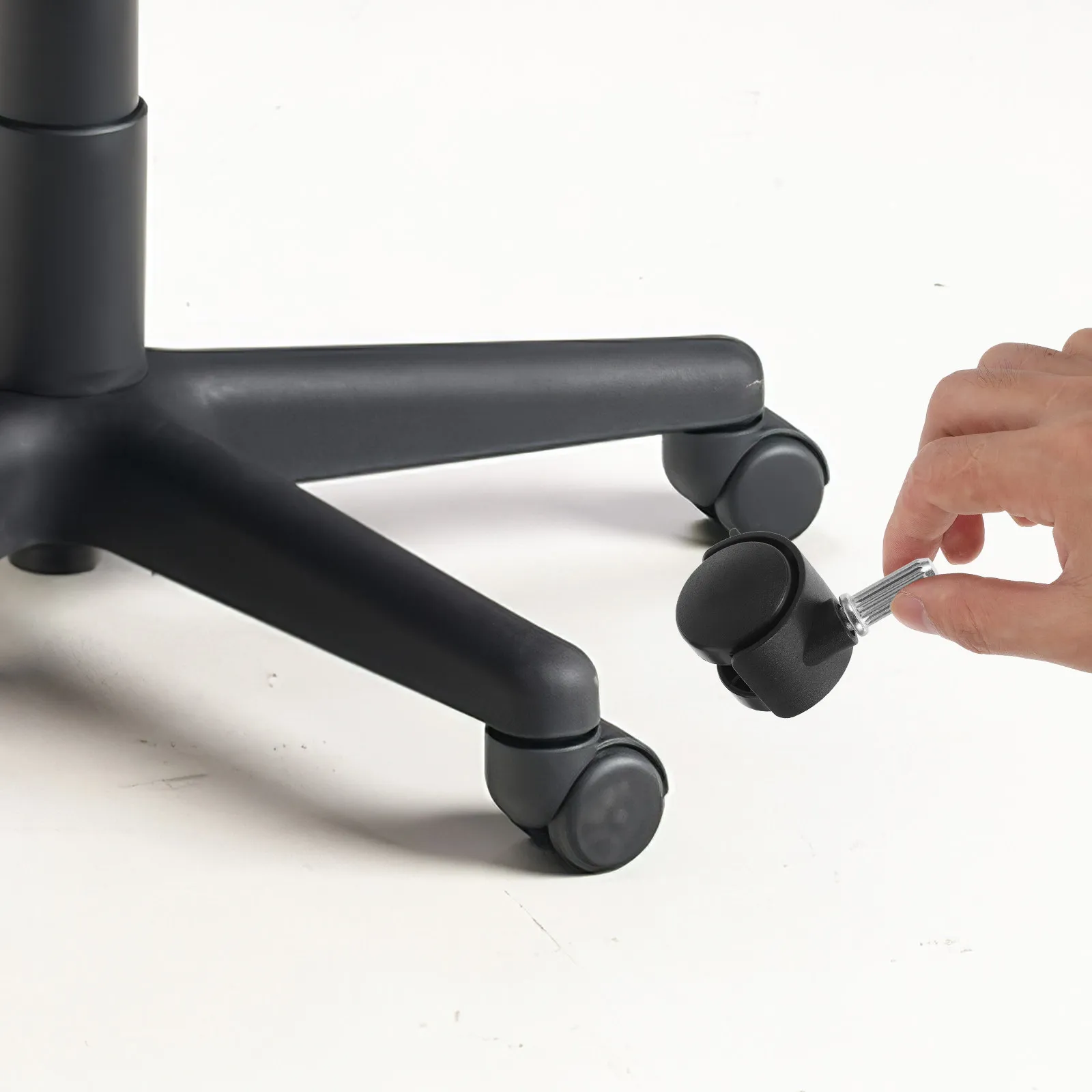 4Pcs Swivel Caster Wheel Swivel Rollers Cabinet Wheel Replacement Gaming Office Chair Casters Trolley Rollers Furniture Hardware