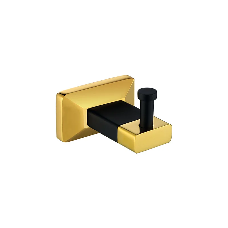 New Design Black Gold Bathroom Products Accessory Set Bathroom Towel Holder Set