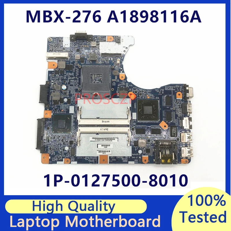 

Mainboard For SONY MBX-276 A1898116A With 1P-0127500-8010 SLJ8E HM76 Laptop Motherboard 216-0833000 100%Full Tested Working Well