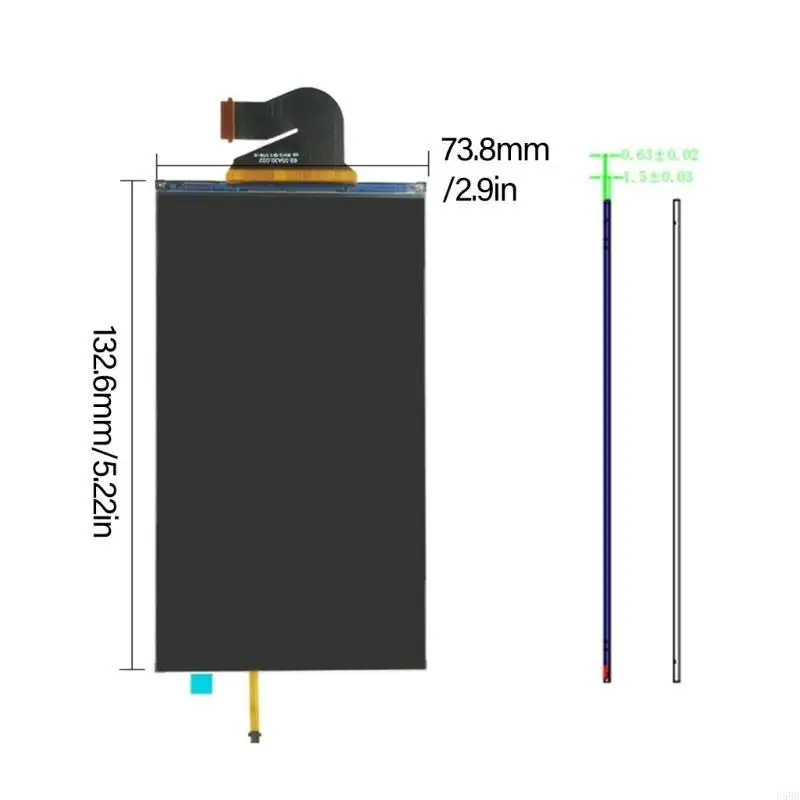 D5BB 5.5 pulgadas 720x1280 TFT Vistas completas Pantalla LCD Pantalla para periféricos computadora