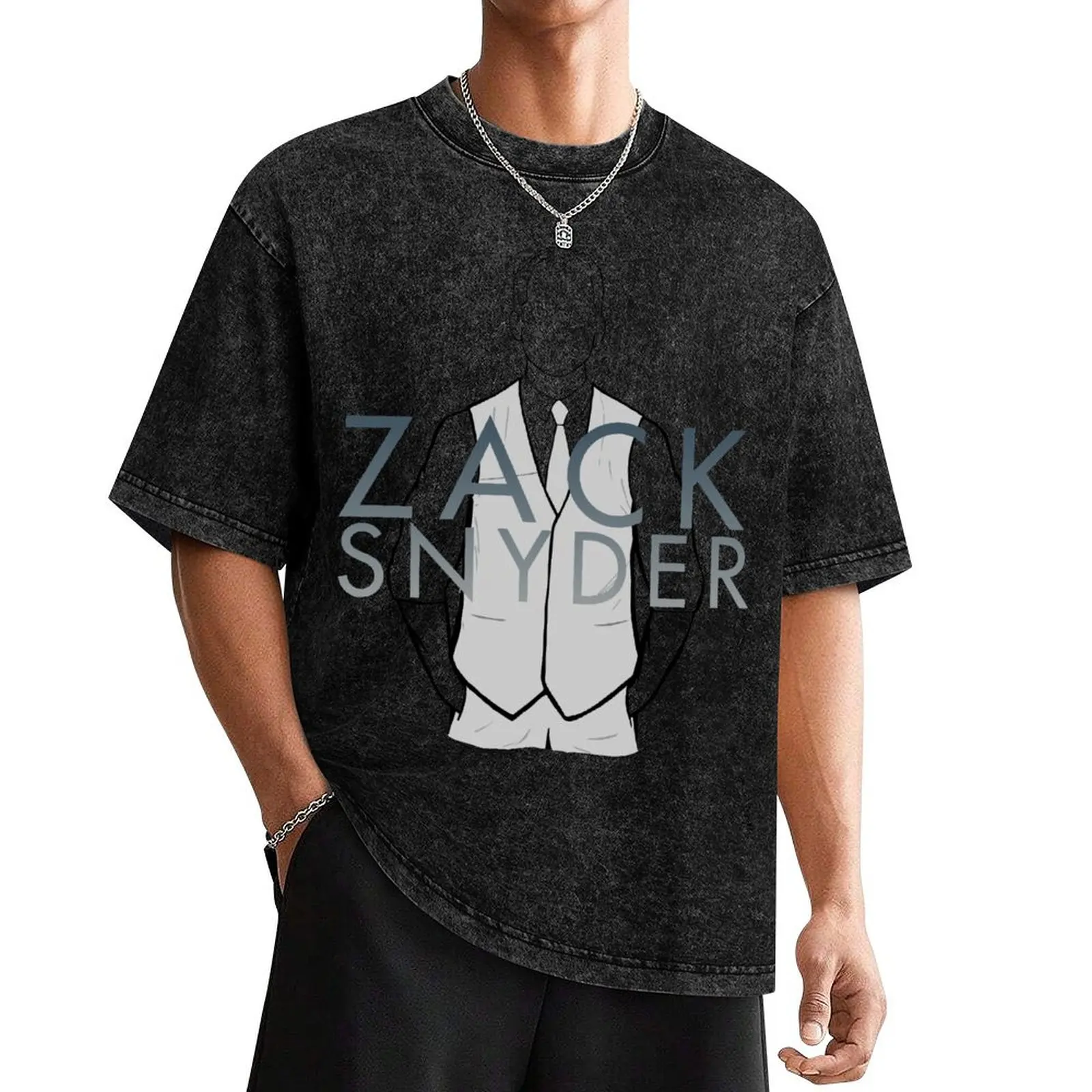 

Zack Snyder Portrait 1 T-Shirt cotton graphic tees anime tops designer shirts t shirt men