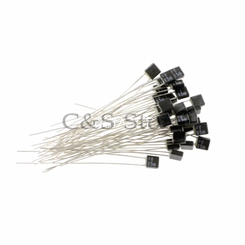 10pcs Black Square Fan Motor 2A 250V Thermal fuse 92 95 105 110 115 120 125 130 135 140 145 150 degree Temperature Switch