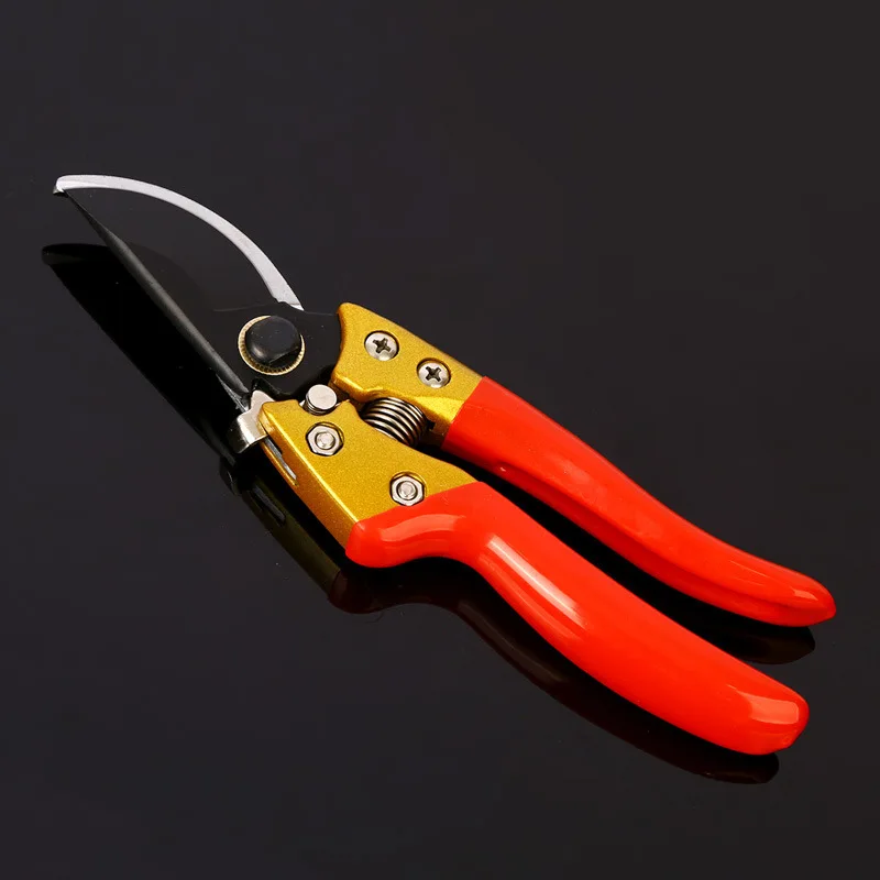 Dobeli Stainless Steel Sharp Powerful Garden Scissor Household Fruit Trees Branch Bypass TPR Handle Garden Shear Pruner For Home