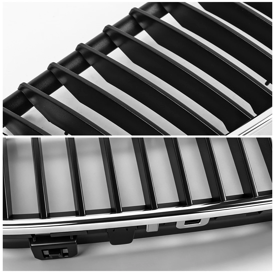 Car Front Kidney Single Slat Grille Cover For BMW 3 Series E90 E91 Pre-Facelift 2005-2008 Racing Grill Car Accessories
