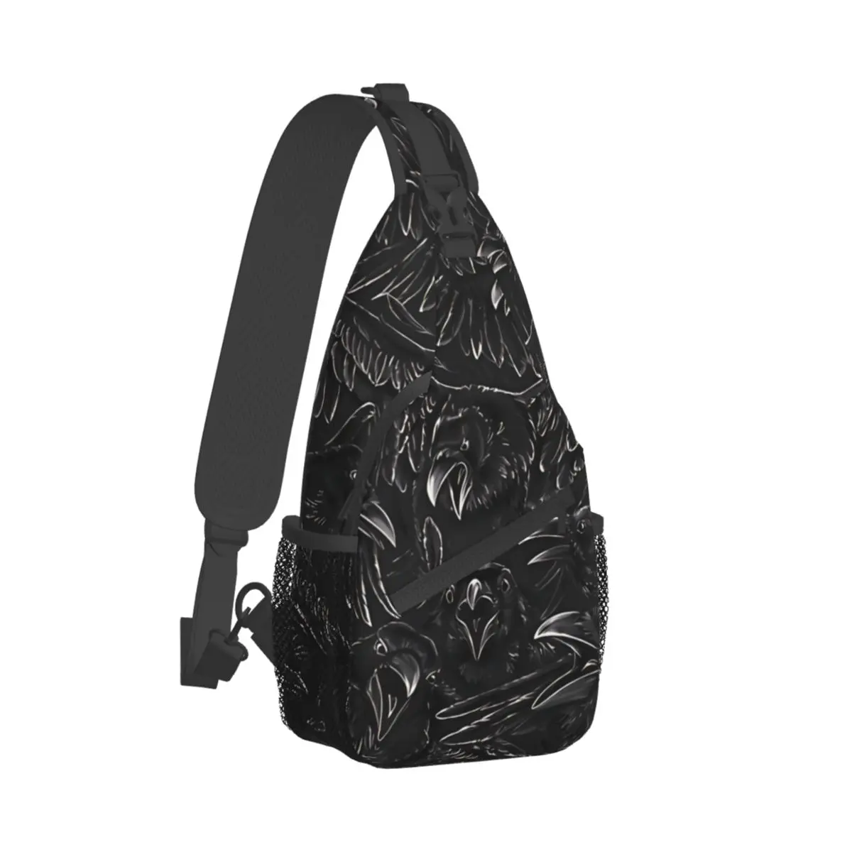 Crossbody Tas Sport Raven Rage Borst Zak Unisex Vrouwen Man Mode Schouder Rugzakken Reizen