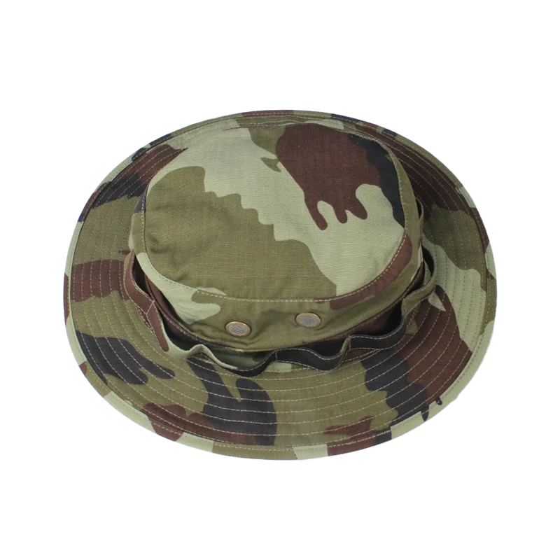 الأيرلندية DPM التمويه صيد السمك بوني قبعة T/C 65/35 مزق وقفة النايلون القطن Mil-spec النسيج مقاوم للماء NIR الاستخدام الدائم التكتيكي #6