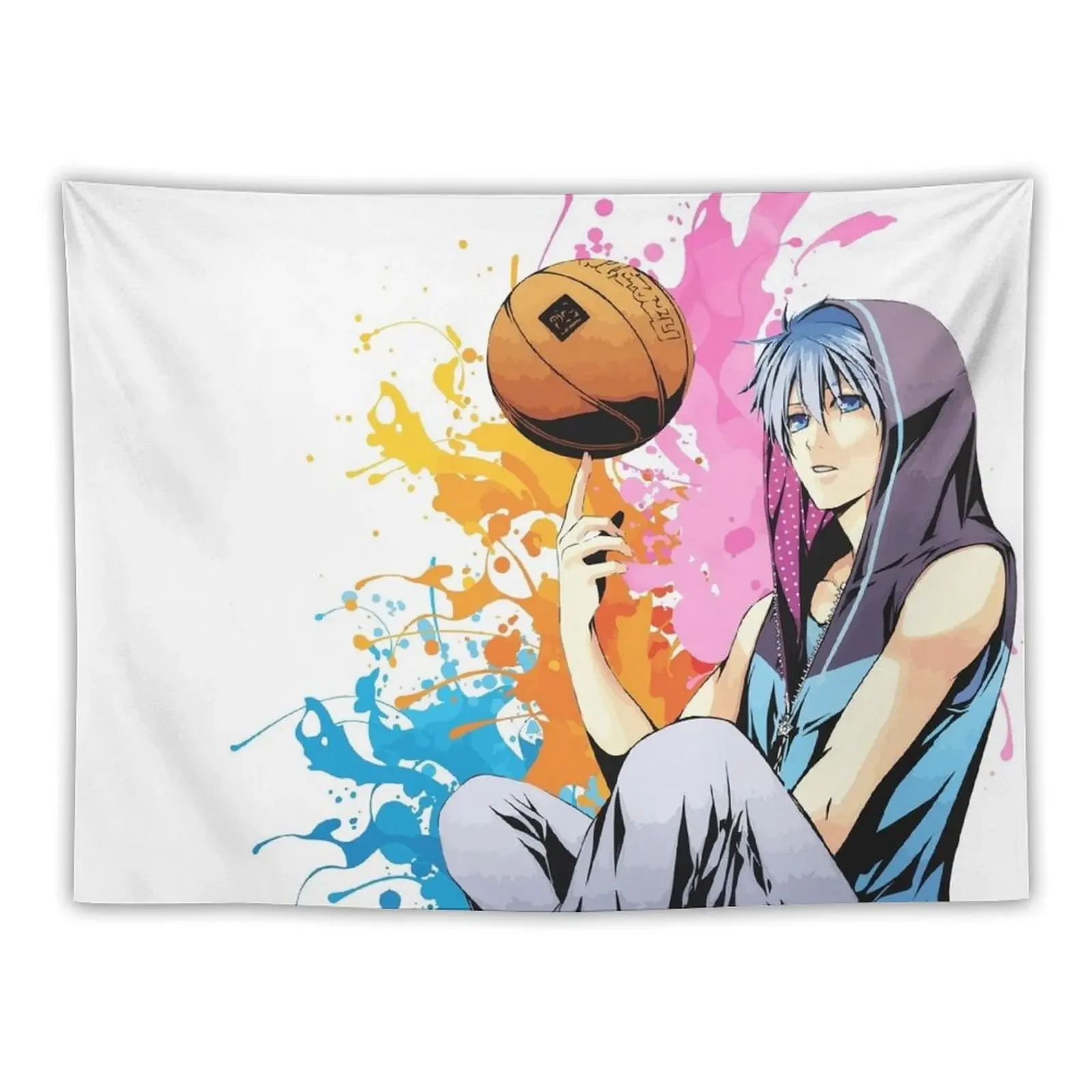 

Kuroko no Basket - Colourful Splash Tapestry Wall Hanging Bedroom Decoration Korean Room Decor Tapestry