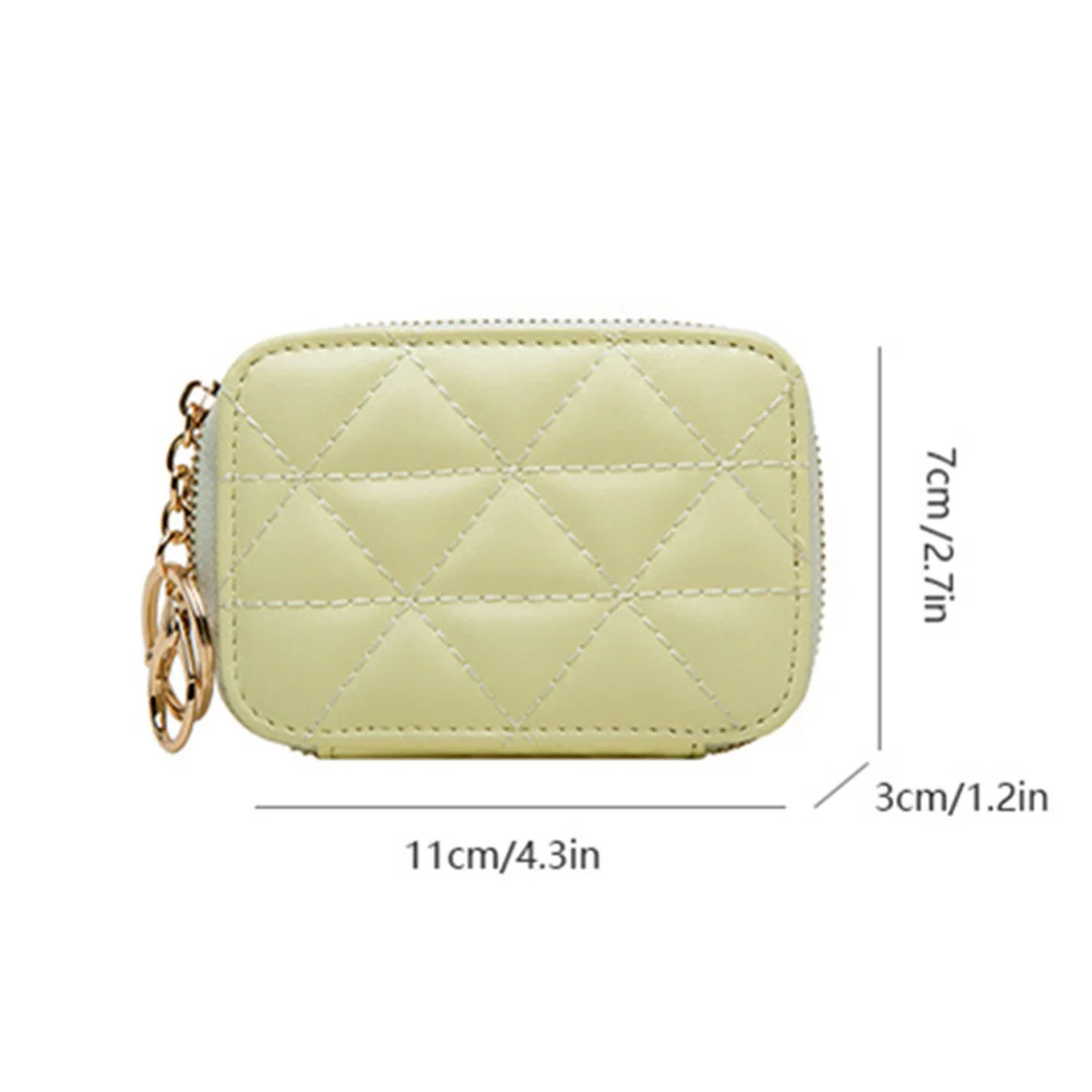 Pu Leather Lipstick Bag Travel Portable Makeup Case Mini Purse Organizer Women Cosmetic Bag Mirror Lipstick Pocket Coin Wallet