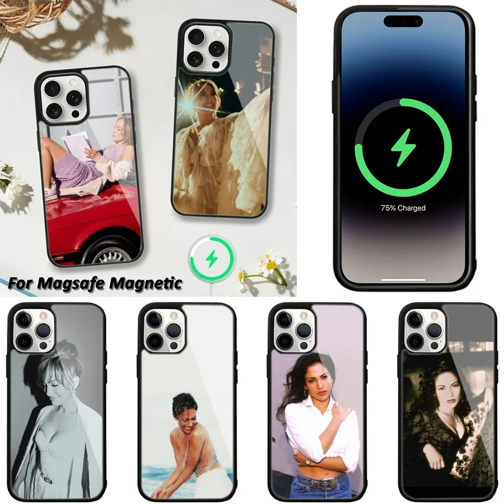 Singer J-Jennifer L-Lopez Phone Case For iPhone 15,14,13,12,11 Pro Max Plus Wireless Charging