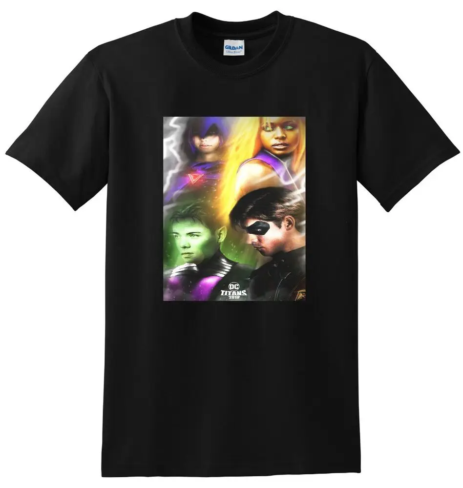 *NEW* TITANS T SHIRT Tv Show Season 1 SMALL MEDIUM LARGE Or XL Anime Graphic T-shirts For Men Clothing Women Short Sleeve