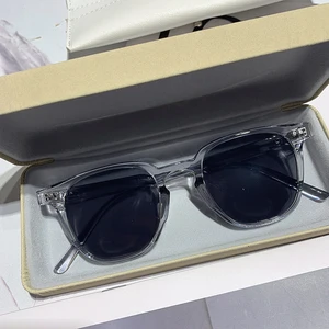 Óculos de sol quadrados vintage para homens e mulheres, pequenos óculos redondos masculinos e femininos, marca de luxo, novo 8 principais vendas oculos retangular pequeno de sol - №3