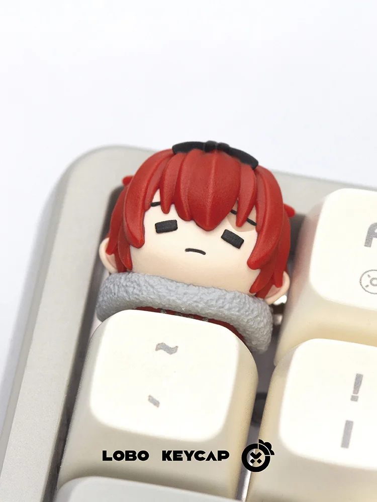 Frieren: Beyond Journey's End Keycap Custom Artist Design Point Keycaps Resin Keyboard Caps Original Anime Keycaps for Gaming