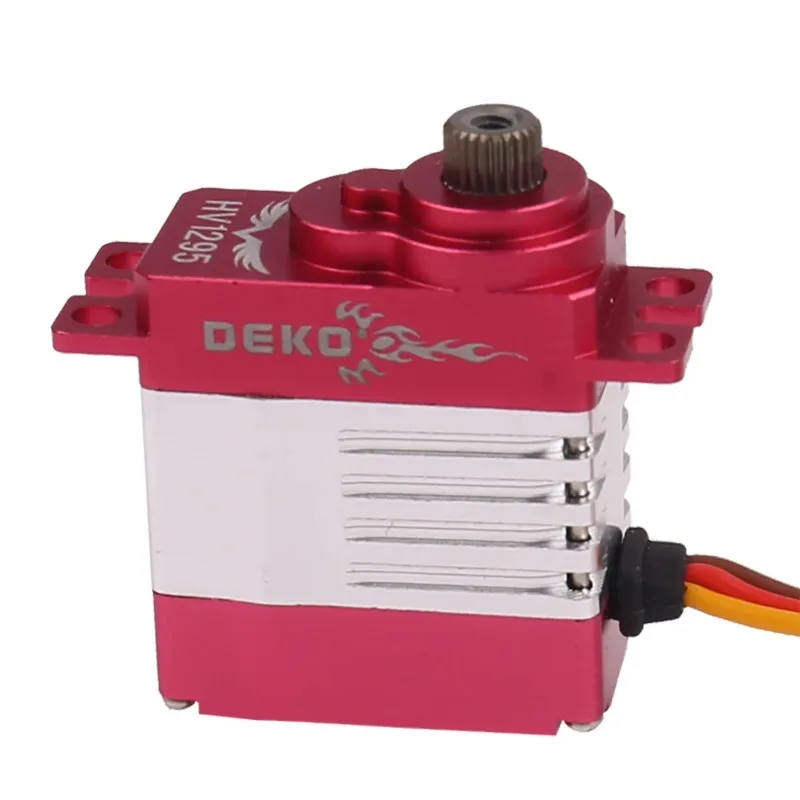 

HV1295 Servo High-torque Double-bearing Metal Steering Gear Digital Application for Fuli 380 ALIGN 470 30e