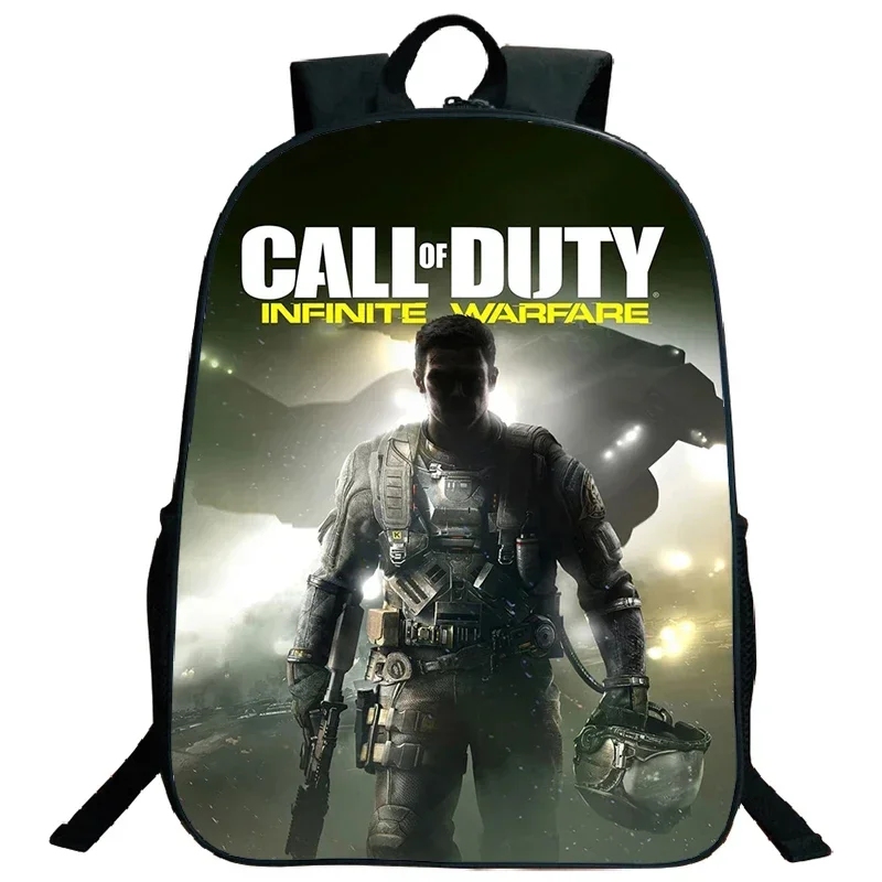 حقيبة ظهر ذات سعة كبيرة مطبوعة من Call Of Duty Warzone حقيبة مدرسية بنمط رائع للمراهقين حقيبة سفر للأطفال حقيبة كتب Mochlia
