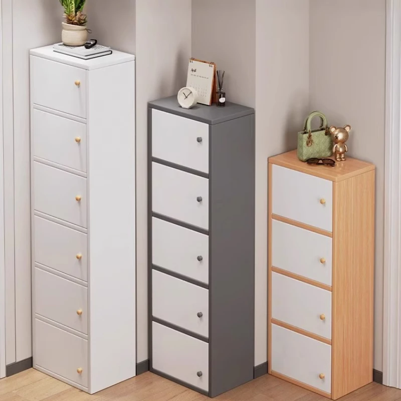 رف أحذية صغير ضيق للاستخدام الداخلي، مدمج على الحائط، رف أحذية، أثاث بسيط لخزانة الأحذية والغبار #1