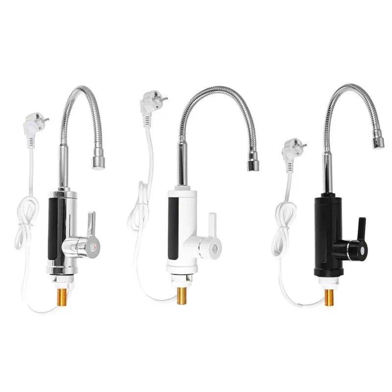 3000 واط 220 فولت المطبخ الكهربائية تدفق سخان المياه الحنفية لحظة صنبور الماء الساخن سخان التدفئة الباردة Tankless سخان مياه مع LED