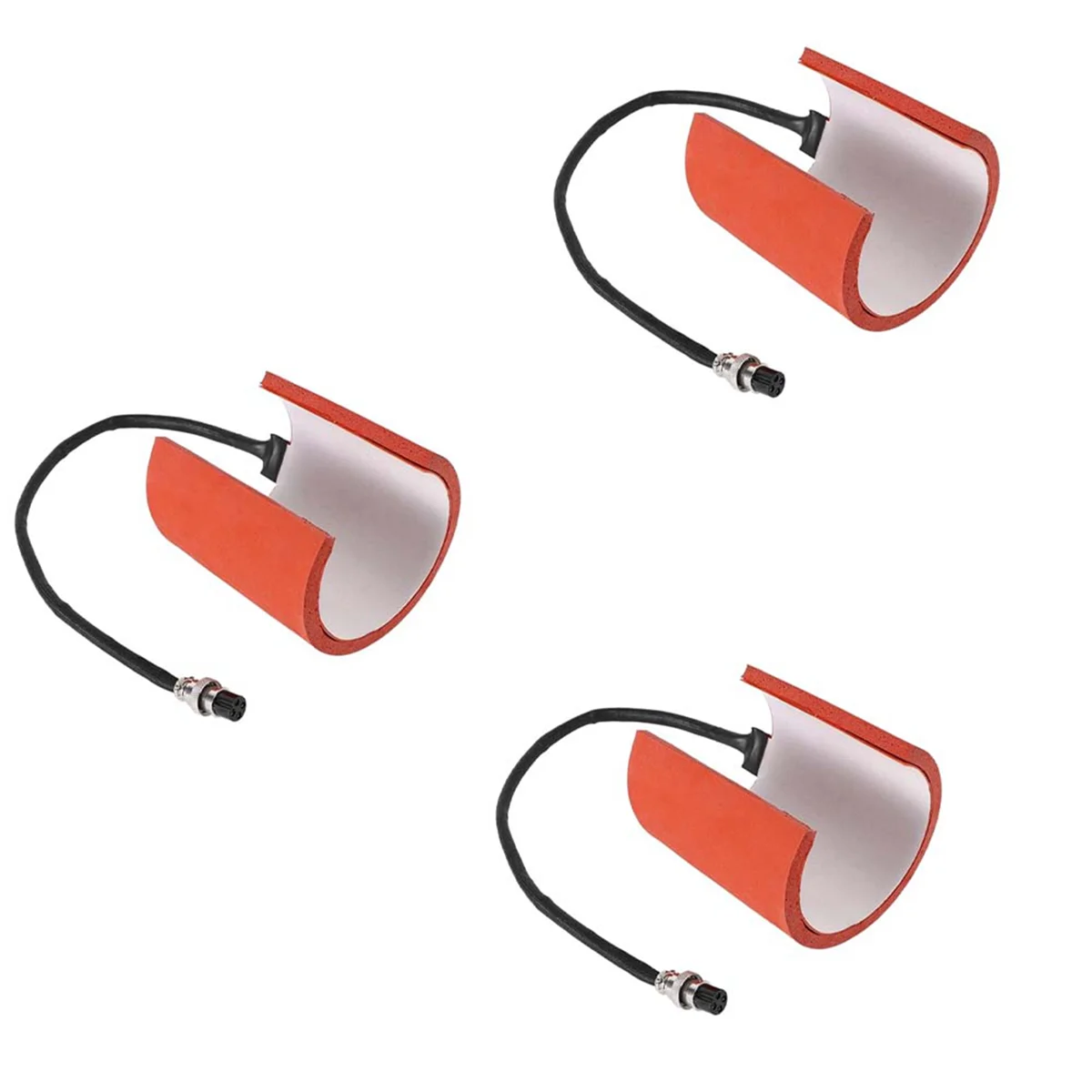3x Sublimatiemachine Siliconen Mok Verwarming Pad Warmtepers Onderdelen Voor Mokken Drukpers Mal 7.5-9.5Cm 11Oz Cups