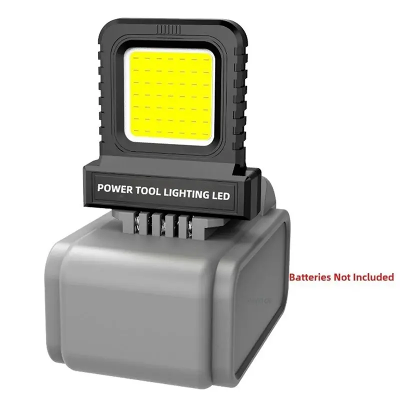 L68A 14W 21V Power Tool LED Work Light Lithium Battery LED Auto Repair Work Light Floodlight For Outdoor Construction 8PCS