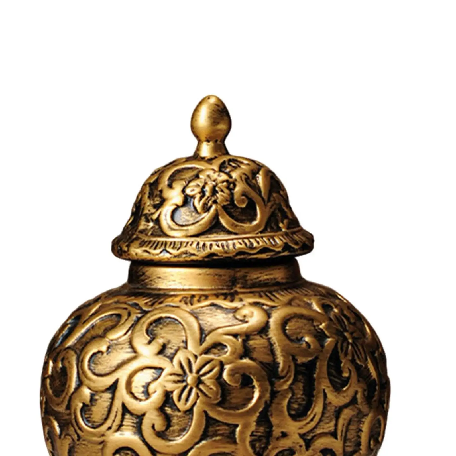 Ceramic Flower Vase Organizer Ornament Porcelain Ginger Jar Temple Jar Storage Jar for Table Centerpiece Decor Wedding Bedroom