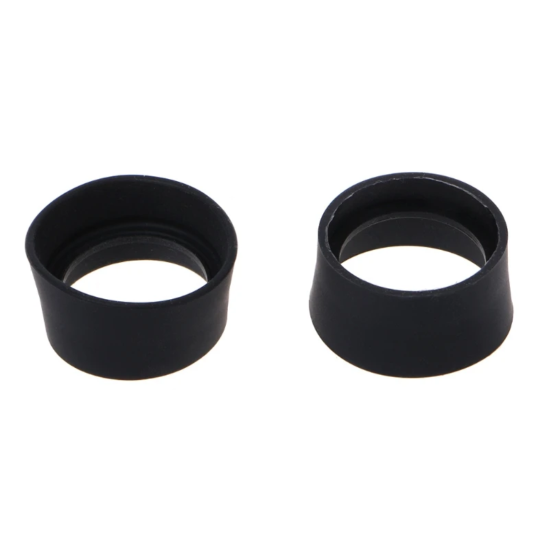 2 Pcs Soft Rubber Eyepiece Eye Shield 35-37mm Eye Guards Cups for Binocular Microscope Durable Eye Shield