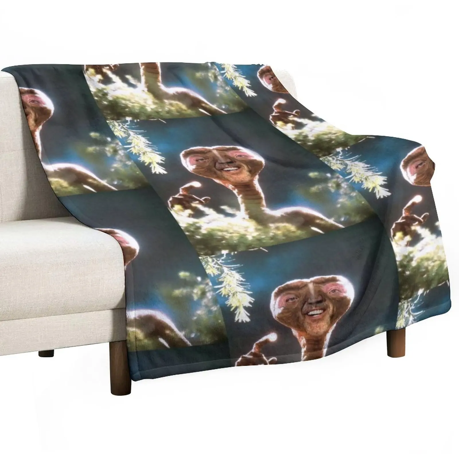 

Nicolas Cage ET Photoshop Throw Blanket Quilt Blanket Single Blanket Decorative Sofa Blankets Thermal Blanket