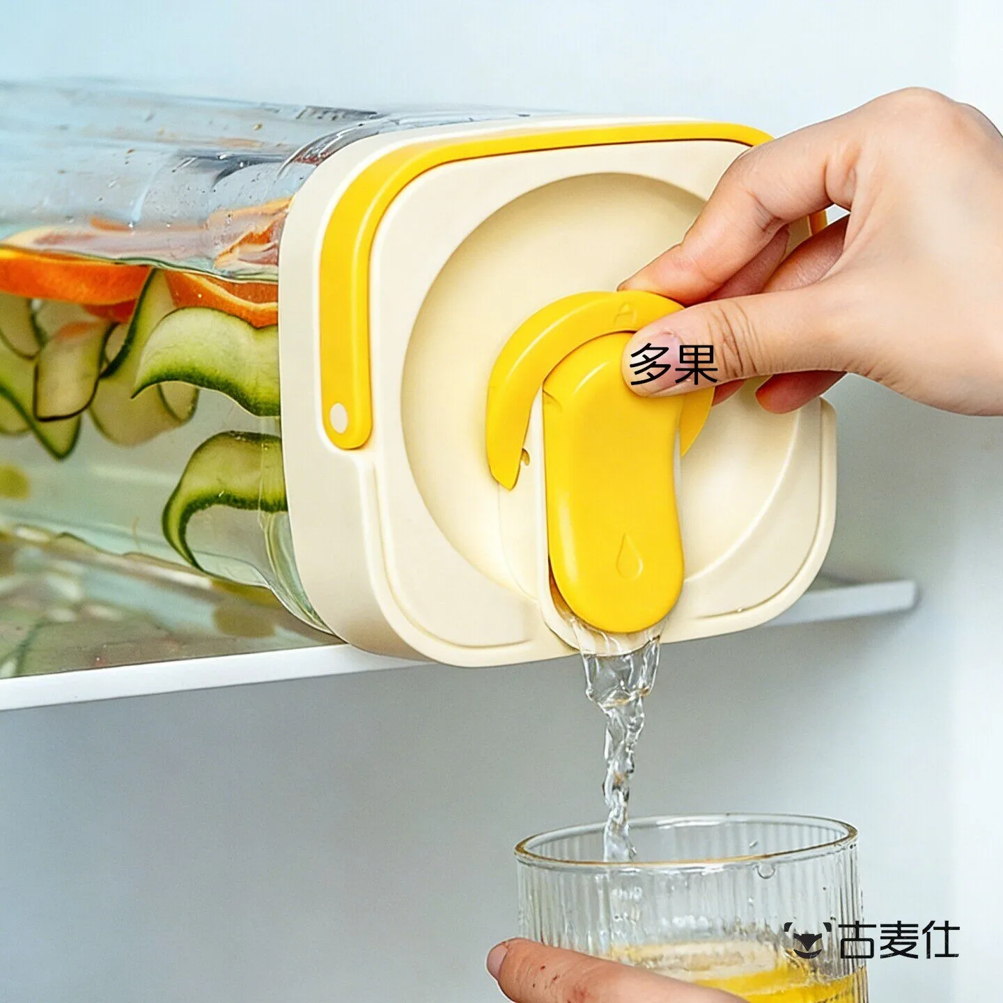 large-capacity-cold-water-pot-with-tap-fridge-ready-food-grade-fruit-tea-beverage-bucket-bottle-sealer-nordic-style-plastic