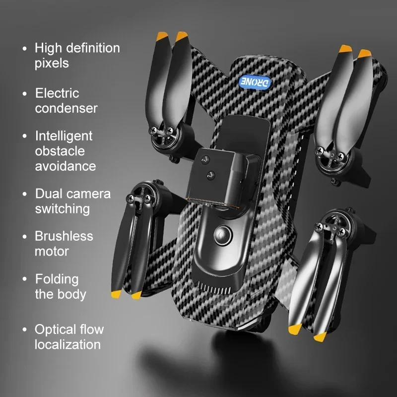 

New A14 RC Drone Pro fessional 8K HD GPS ESC Camera Obstacle Avoidance Aerial Photography Optical Flow Foldable Quadcopter Toys