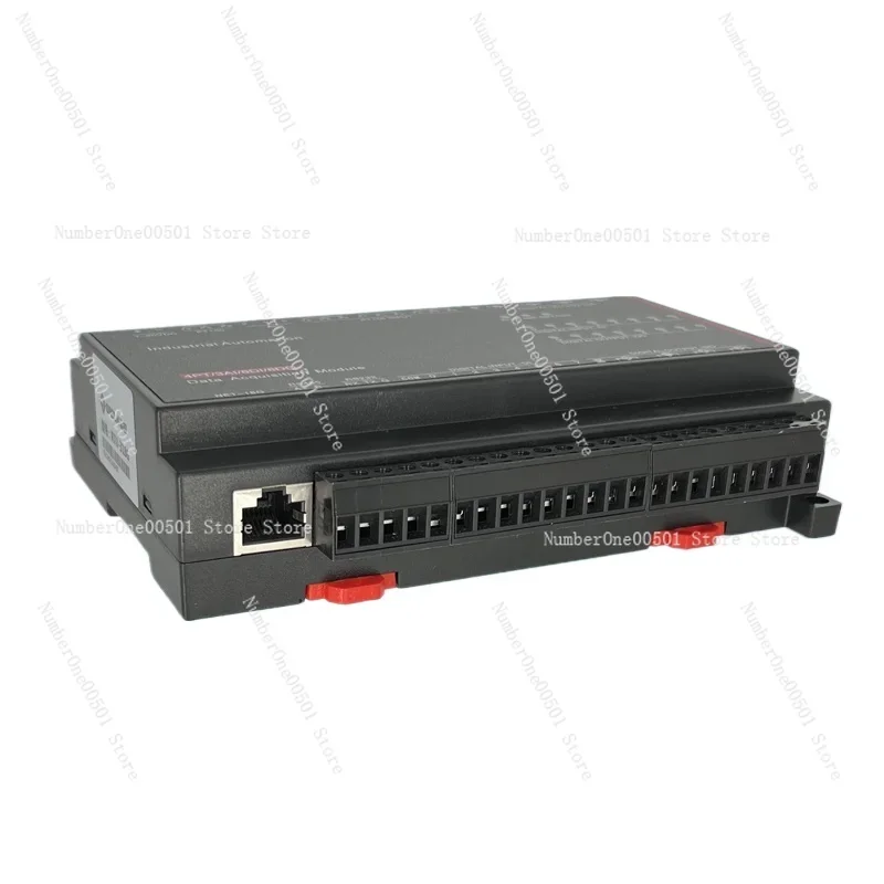 8 Channel PT100 Temperature Acquisition 16 Channel Analog Inputs Into Modbus RTU TCP Module -095