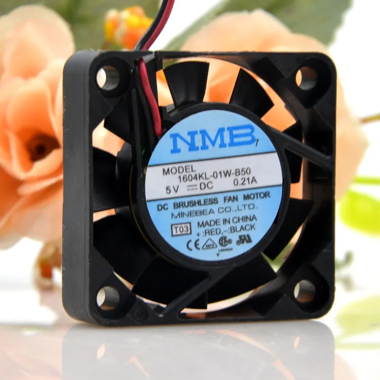 

NMB 1604kl-01w-B50 4010 5V 0.21a Double Ball Bridge Chips Cooling Fan 4cm