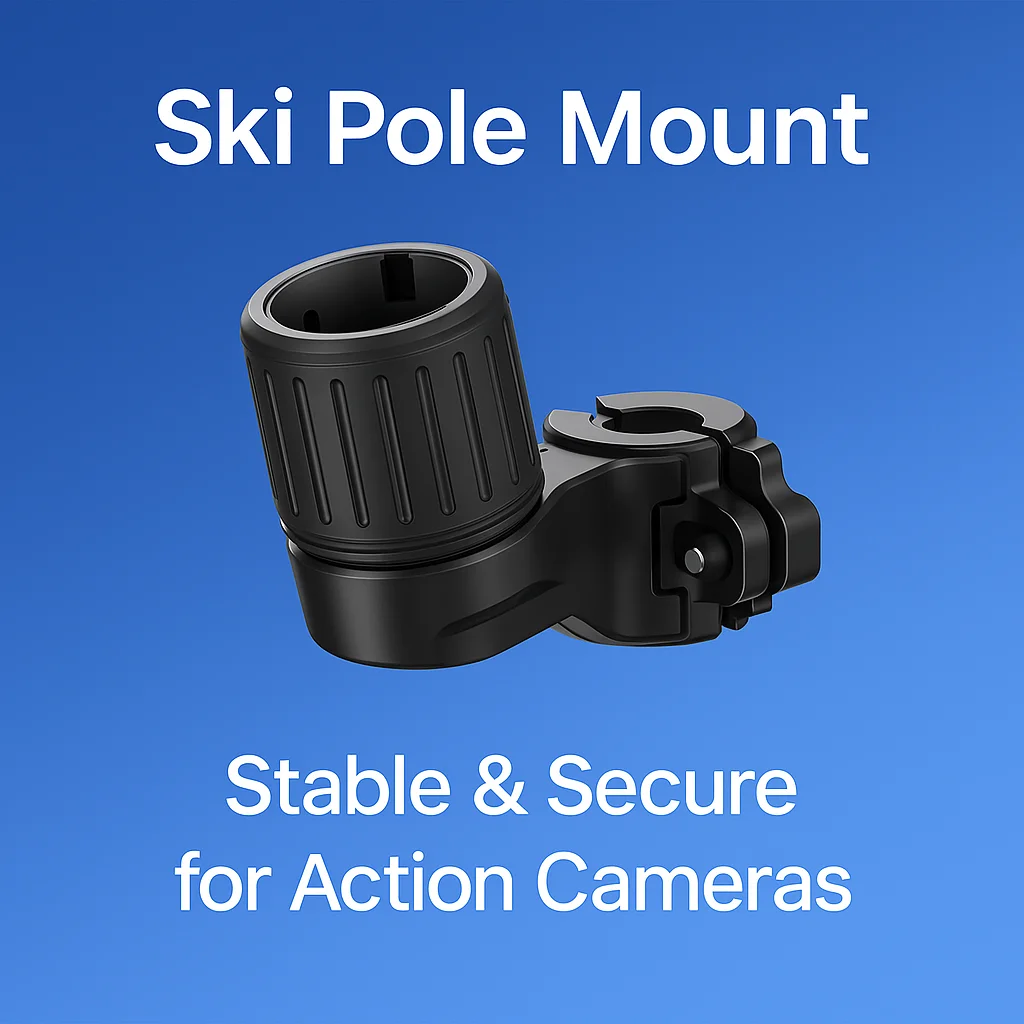 Insta360 Ski Pole Mount for GO Ultra X5 Ace Pro 2 X4 GO 3S Ace Pro Ace GO 3 | Hands-Free Third-Person Skiing Shots view 2