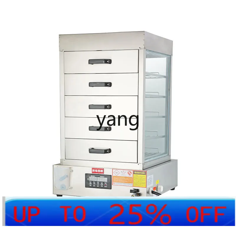 

LMM Steamer Cabinet Convenience Store Desktop Steamed Bread Heating Insulation Cabinet Breakfast Electric Steamer Cabinet