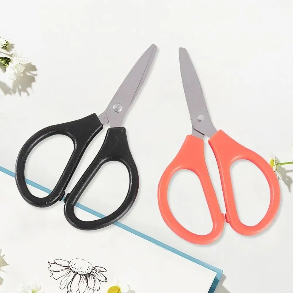 Portable Safe Mini Scissor Paper Work Handwork Mini Pocket Scissors Stainless Steel Small Paper Cutter Office School