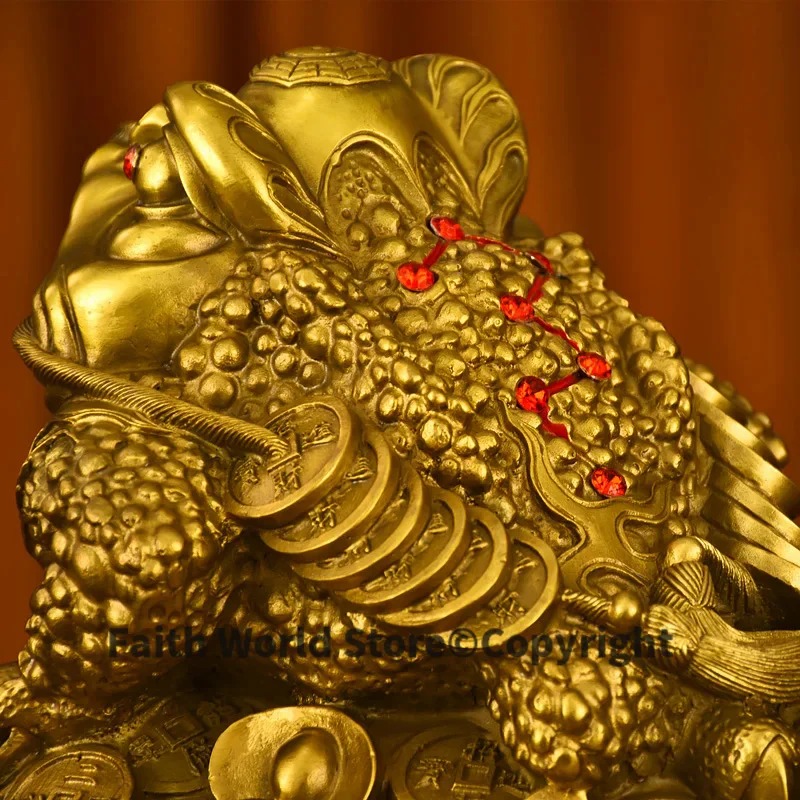 ZHAO CAI JIN CHAN 2026 HOME SHOP Business career prosperous COPPER FENG SHUI talisman Bring wealth money Opening Gift ornament
