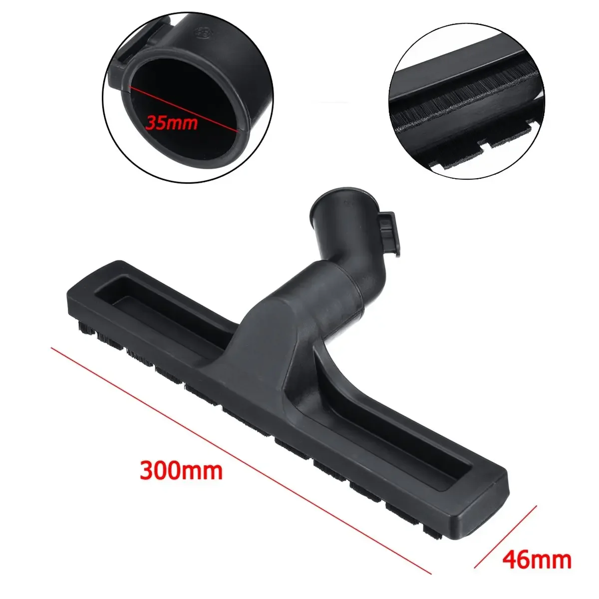 Cabezal de cepillo de 35mm/32mm para aspiradora Karcher, accesorios de repuesto para aspiradora de suelo duro y alfombra, piezas para el hogar