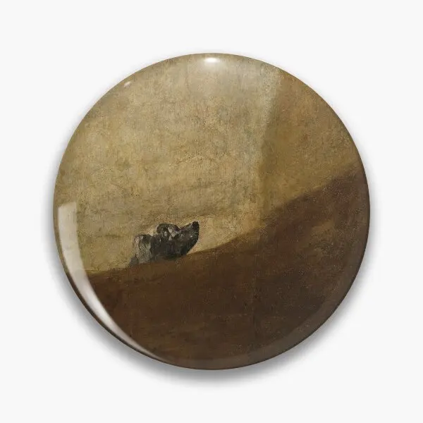 Goya el perro suave botón Pin sombrero broche moda mujer insignia ropa divertida solapa Pin dibujos animados lindo decoración Metal joyería regalo