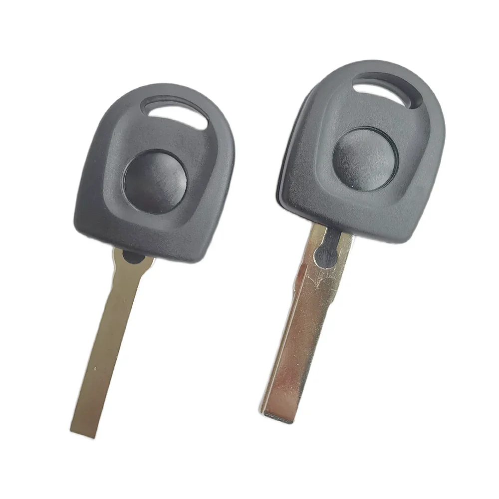 10 Uds. Funda para llave transpondedor sin logotipo hoja de cubierta HU66 funda para llave negra para Volkswagen para VW B5 Passat